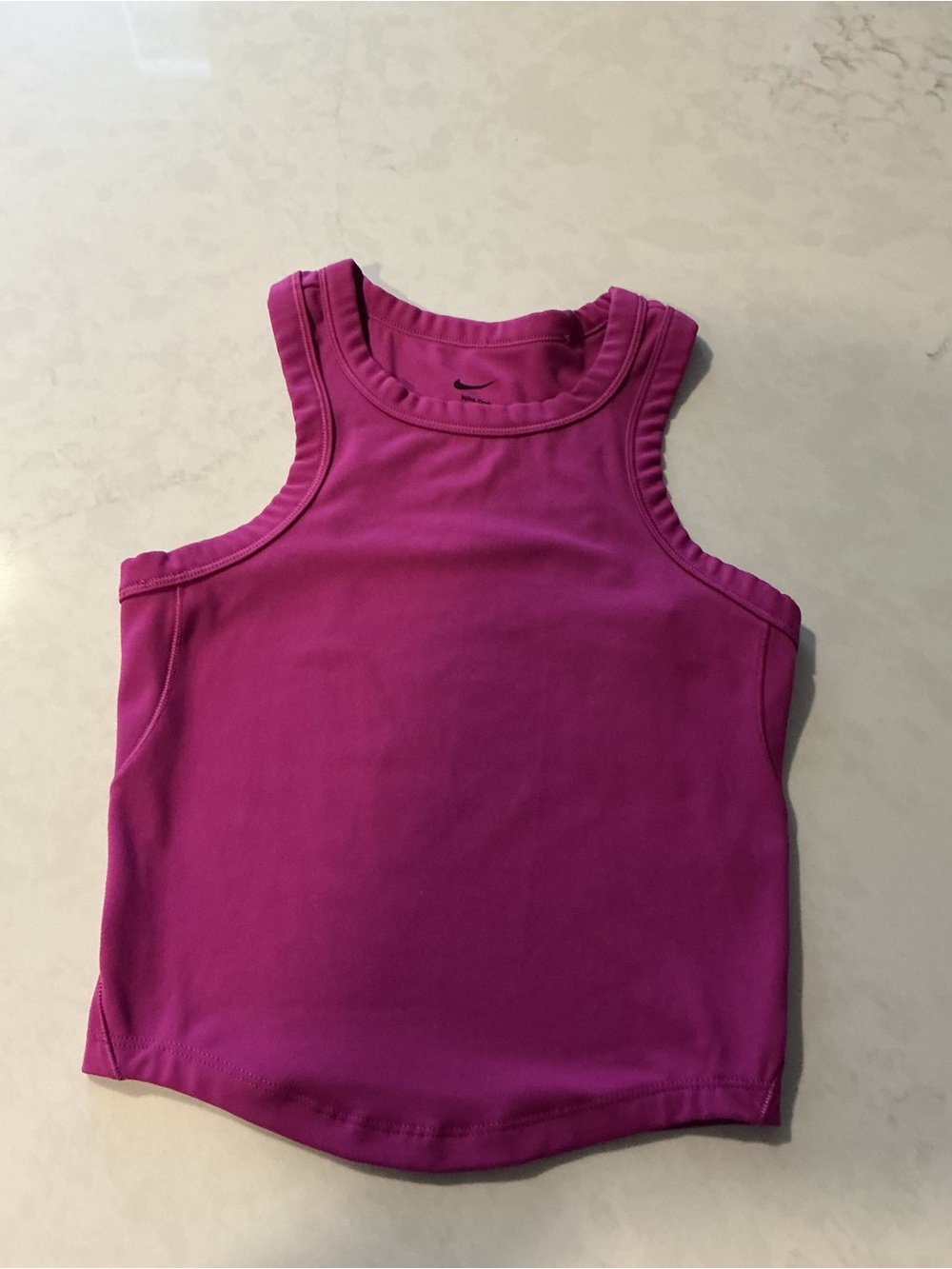 Nike Girls Hot Pink Athletic Tank Top